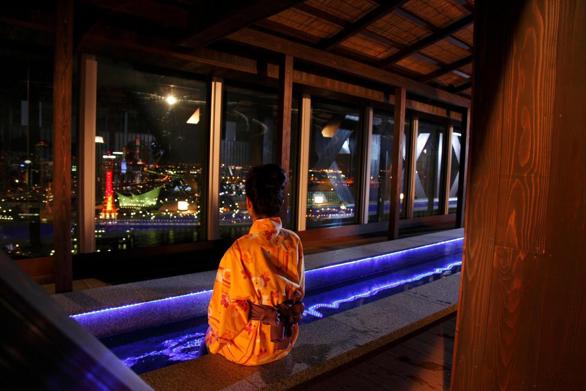 Hotel Kobe Harbor Land Onsen Manyo-Club Extérieur photo